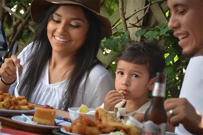 Family Eating